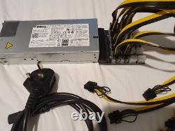 1400w Platinum Rated Mining Power Supply Server Psu, Breakout Board And Cables