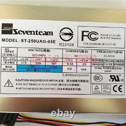 1PCS Seventeam ST-250UAG-05E 250W for Server 1U Power Supply used