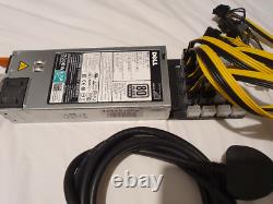 2000w Platinum Rated Mining Power Supply, Server Psu, Breakout Board, Pcie Cables