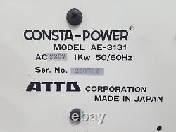 ATTO AE-3131 Consta-Power Precision Power Supply For Electrophorsis