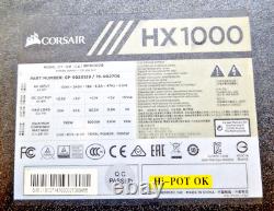 Corsair HX Series HX1000 RPS0075 Fully Modular PSU 1000W Platinum Rated