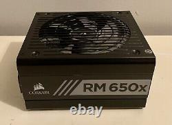 Corsair RM650X ATX Fully Modular 650W Power Supply 80 Plus Gold Black