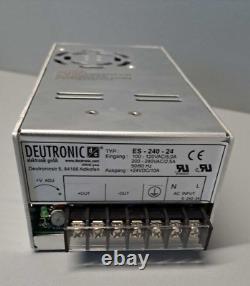 ES24024 DEUTRONIC ES-240-24 / 24V Power Supply USED