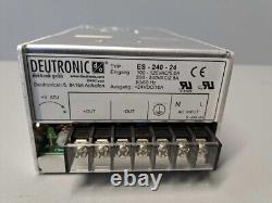 ES24024 DEUTRONIC ES-240-24 / 24V Power Supply USED