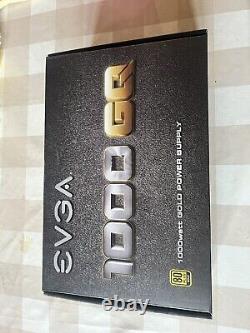 EVGA 1000 GQ 1000W 80Plus Gold Power Supply Excellent Condition Ref 053