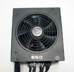 EVGA 650 GQ 80 Plus Gold ATX Semi-modular Power Supply Unit / PSU