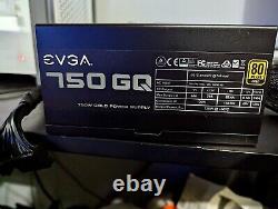 EVGA 750W GQ 80+ GOLD Semi Modular With Eco Mode, ATX 750 Watt Power Supply/PSU