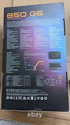 EVGA Supernova 850 G6 Power Supply 80 Plus Gold 850W Fully Modular Eco Mode FDB