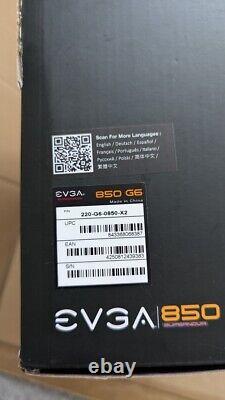 EVGA Supernova 850 G6 Power Supply 80 Plus Gold 850W Fully Modular Eco Mode FDB