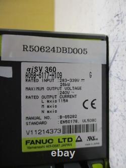 FANUC aiSV360 A06B-6117-H109 Power Supply Used