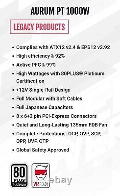 FSP Aurum PT Series PT-1000FM 1000w Power Supply