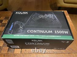 Kolink Continuum 1500W 80 Plus Platinum Modular Power Supply / PSU