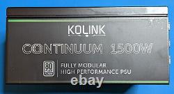Kolink Continuum 1500W KL-C1500PL 80 Plus Platinum Modular Power Supply / PSU
