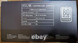 Kolink Continuum 1500W KL-C1500PL 80 Plus Platinum Modular Power Supply / PSU