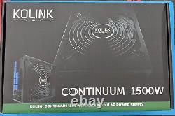 Kolink KL-C1500PL 1500W Continuum Modular ATX PSU Boxed with 2m Lindy Lead