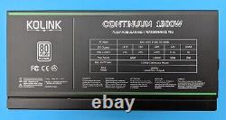 Kolink KL-C1500PL 1500W Continuum Modular ATX PSU Boxed with 2m Lindy Lead