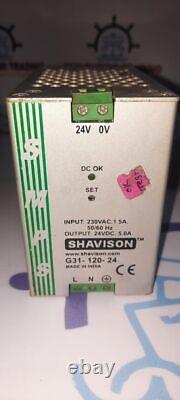 Lot 2pcs Shavison G31-120-24 Power Supply Used