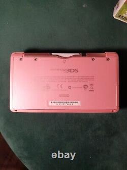 Nintendo 3DS Console Pink + power supply + 2GB + LEGO Friends Game CTR-001 EUR
