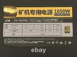 ORIGINAL HNB JM-1650W 1650w 80Plus Gold PSU