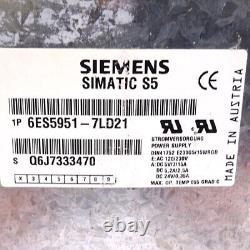 Power Supply 6ES5951-7LD12-C Siemens 24VDC 0.35A Used