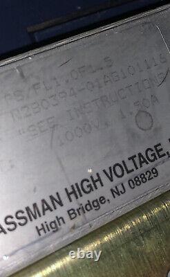 Regulated DC Power Supplies fl. Glassman High Voltage Fl Series 0-1000V. 1.50A