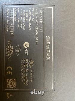 Siemens 6ES7 407-0KA02-0AA0 Power Supply Module