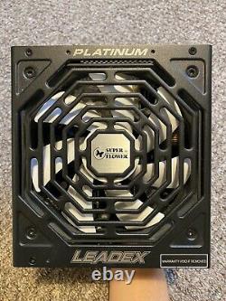 Super Flower Leadex 80 PLUS Platinum 650W power supply & white braided cable kit