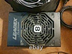 Super Flower Leadex Platinum 8Pack Edition 2000W PSU + Custom Sleeved Cables