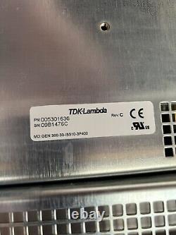 TDK Lamba GEN 300-33 DC Power Supply Rack Mount 300Vdc 33Amps Rev C