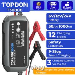 TOPDON T30000 Car Stable Power Supply & Voltage Stabilizer for ECU Pro-gramming