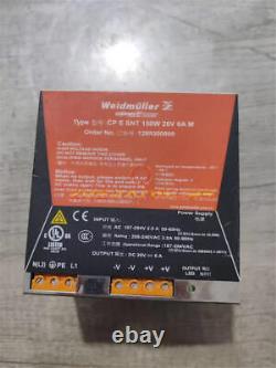 Used 1PCS Weidmuller CP E SNT 150W 26V 6A M 1299300000 Switching Power Supply
