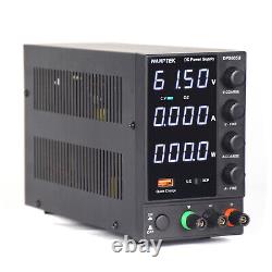 Used Adjustable DC power supply 0-60V 0-5A LED Digital Lab Bench Power Source