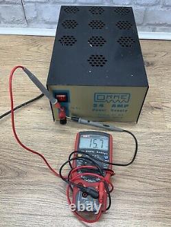 Vintage DRAE 24 Amp 24a Linear Power Supply For CB Radio Comms Equipment