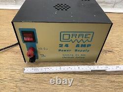 Vintage DRAE 24 Amp 24a Linear Power Supply For CB Radio Comms Equipment