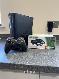 Xbox 360 S 125+ Games with controller 500GB HDD plus BRAND NEW Power Supply GOOD