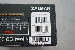 Zalman Watttera 1200W Watt 80+ Gold Fully Modular Power Supply (ZM1200-EBTII)